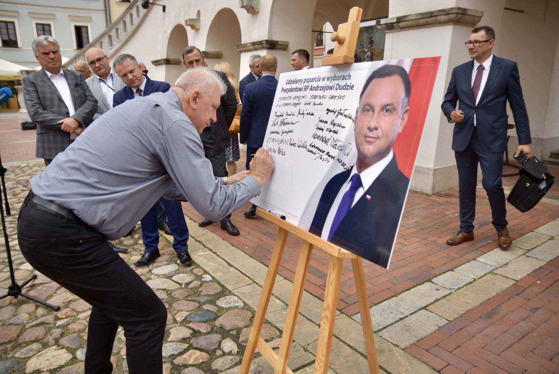 dsc 7789 Zamość: Udzielili poparcia prezydentowi Andrzejowi Dudzie