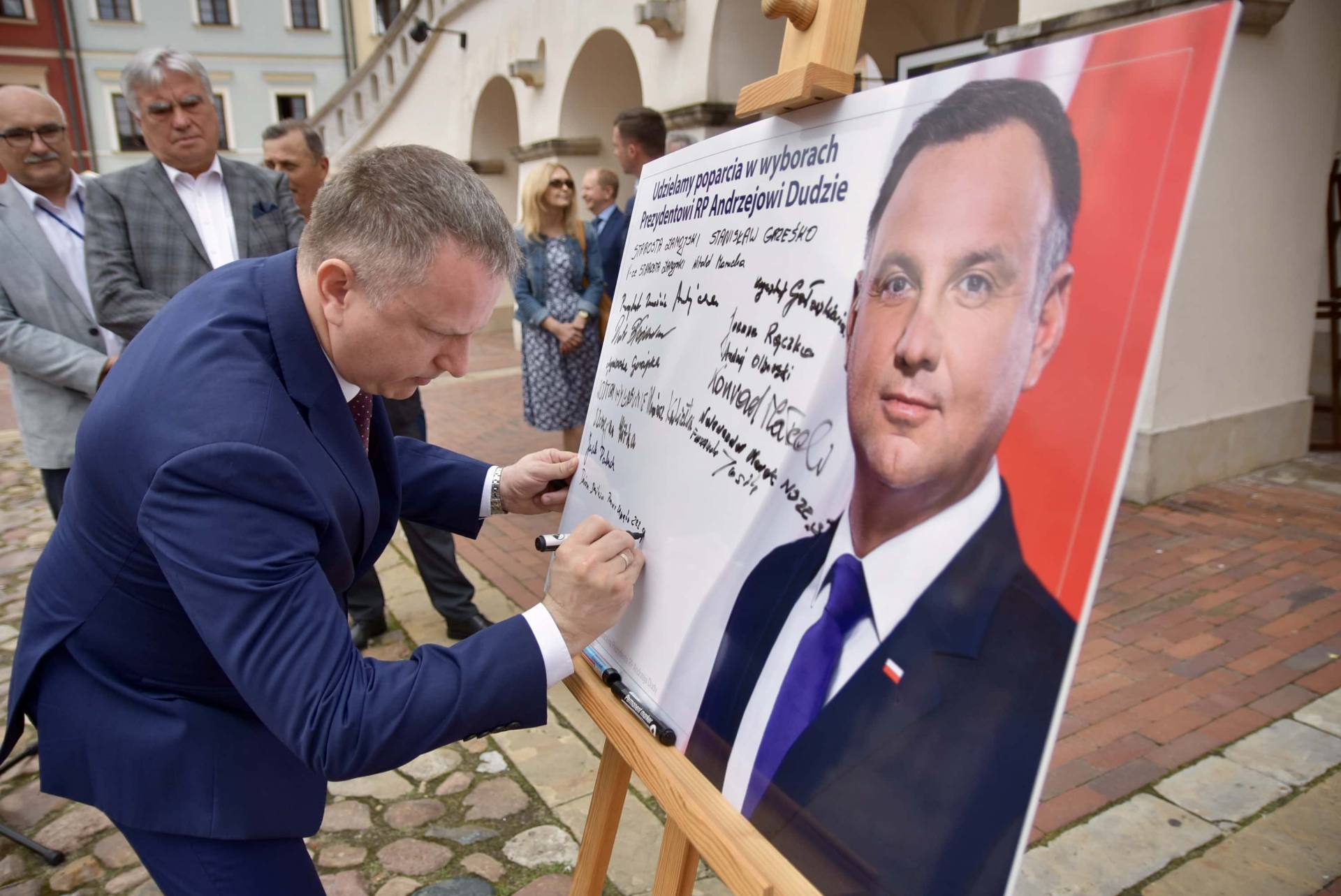 dsc 7791 Zamość: Udzielili poparcia prezydentowi Andrzejowi Dudzie