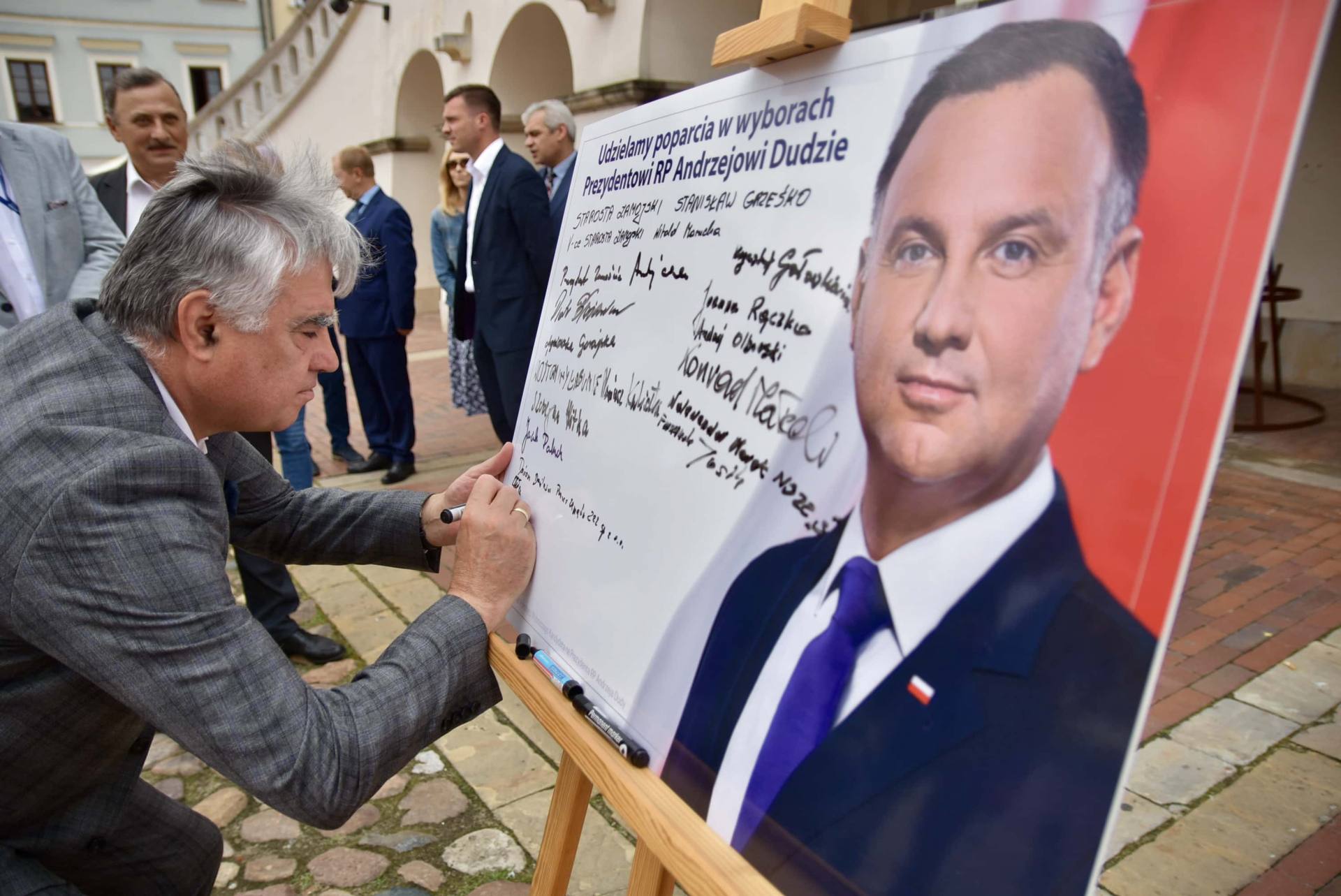 dsc 7792 Zamość: Udzielili poparcia prezydentowi Andrzejowi Dudzie