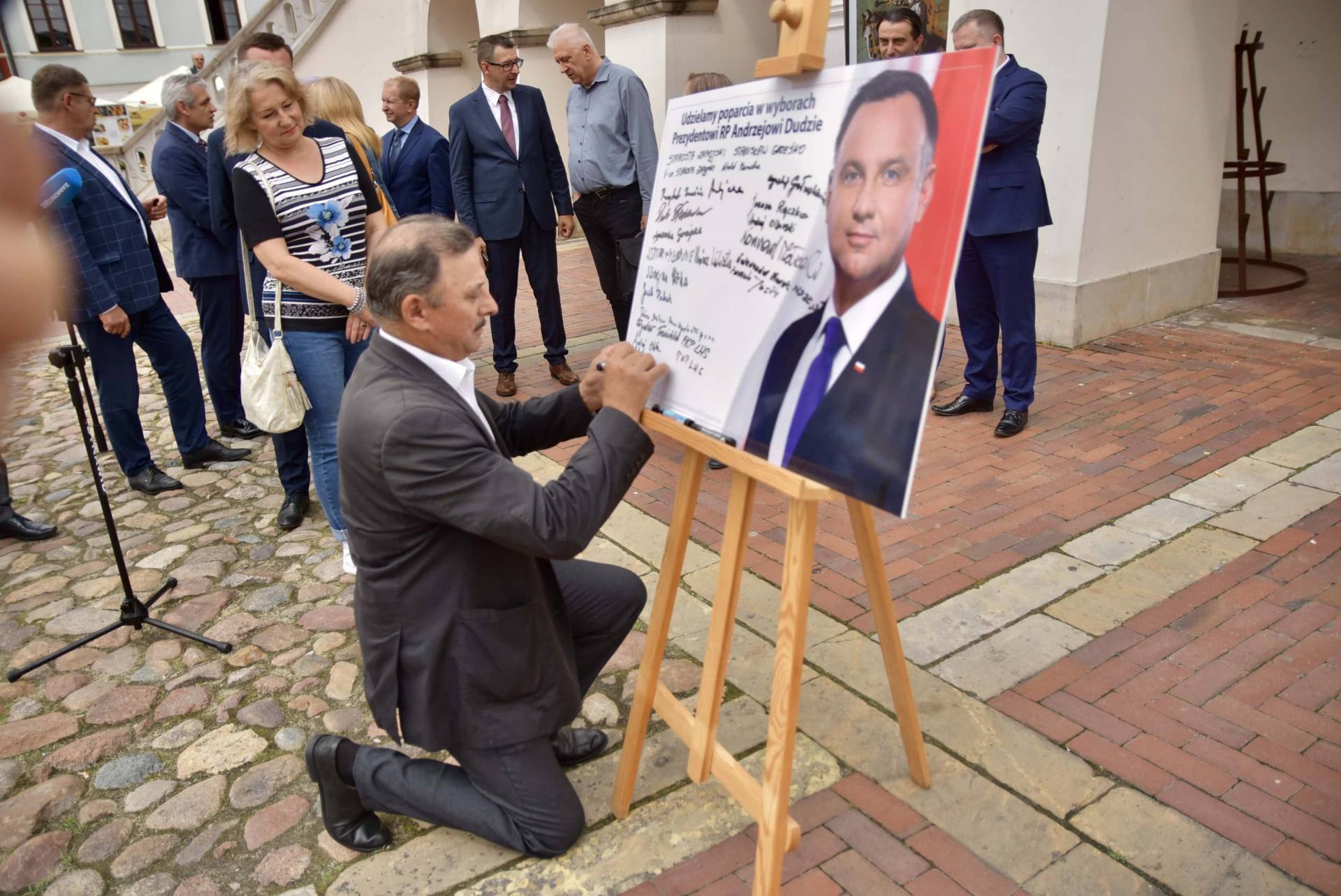 dsc 7795 Zamość: Udzielili poparcia prezydentowi Andrzejowi Dudzie