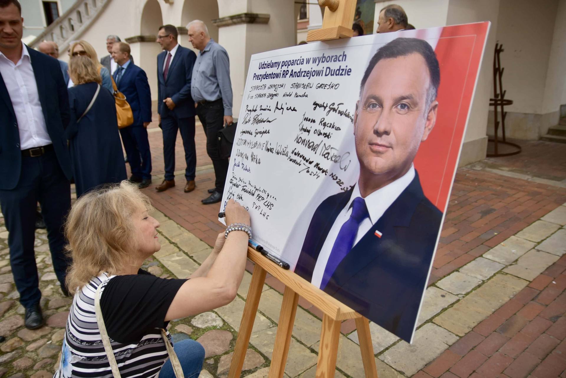 dsc 7796 Zamość: Udzielili poparcia prezydentowi Andrzejowi Dudzie