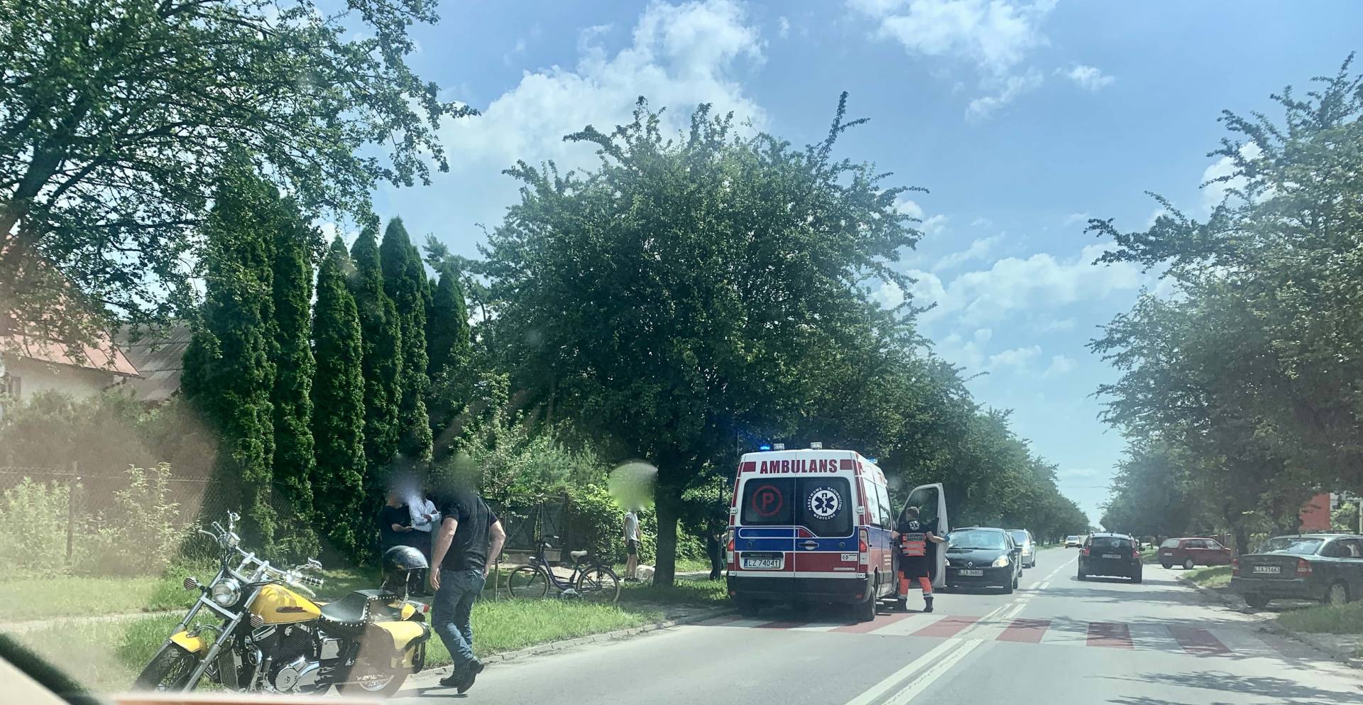 img 3021 Z ostatniej chwili: Potrącenie rowerzystki przez motocyklistę (zdjęcia)