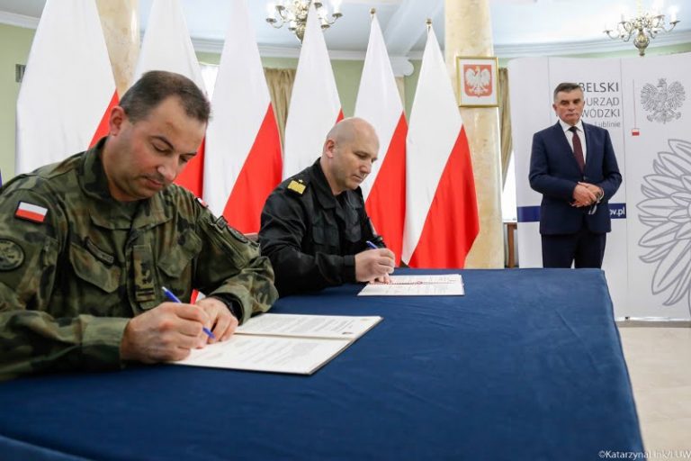 Lubelscy Terytorialsi podpisali porozumienie o współpracy ze strażakami