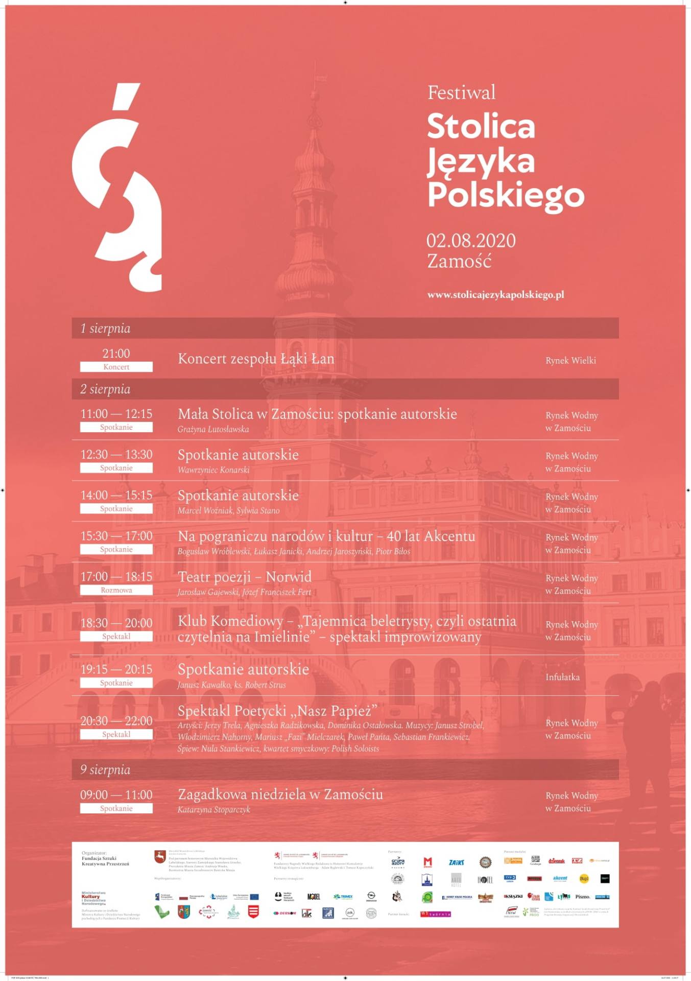 116566163 154063369633682 4413301778524159027 o Festiwal Stolica Języka Polskiego. Literackie Święto rozpocznie się w Zamościu. Co zaplanowano?