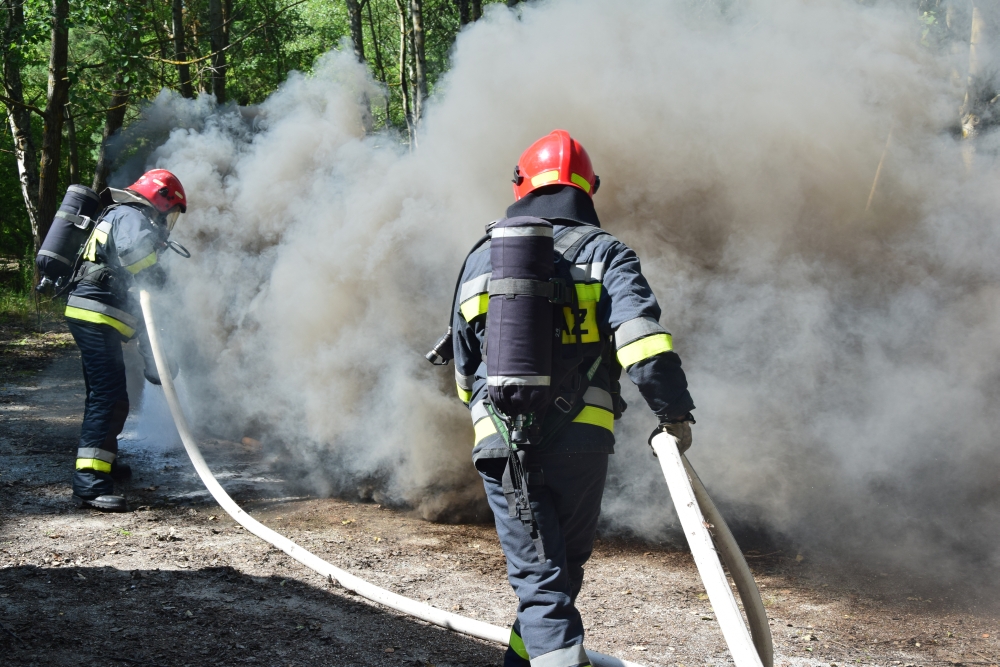 3 cw Sitaniec: Zderzenie ciężarówki przewożącej żołnierzy z samochodem osobowym. [Wspólne ćwiczenia strażaków i żołnierzy]