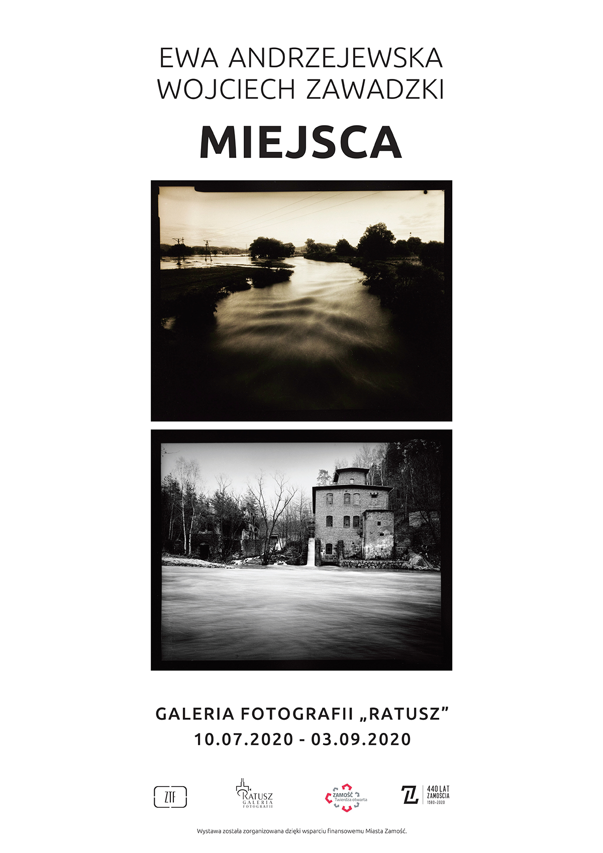andrzejewska zawadzki plakat web "Miejsca" - wystawa fotografii Ewy Andrzejewskiej i Wojciecha Zawadzkiego