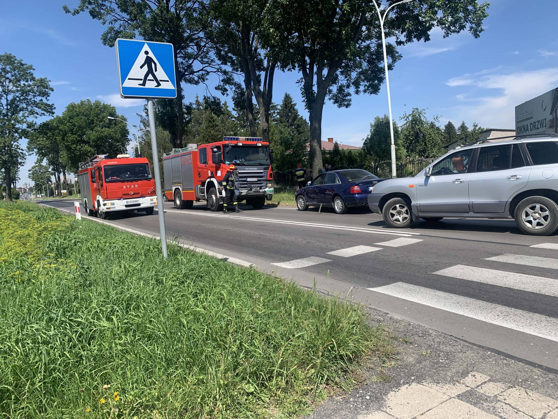 img 0897 Z ostatniej chwili: zderzenie na ulubionym skrzyżowaniu blacharzy. Tworzy się ogromny korek