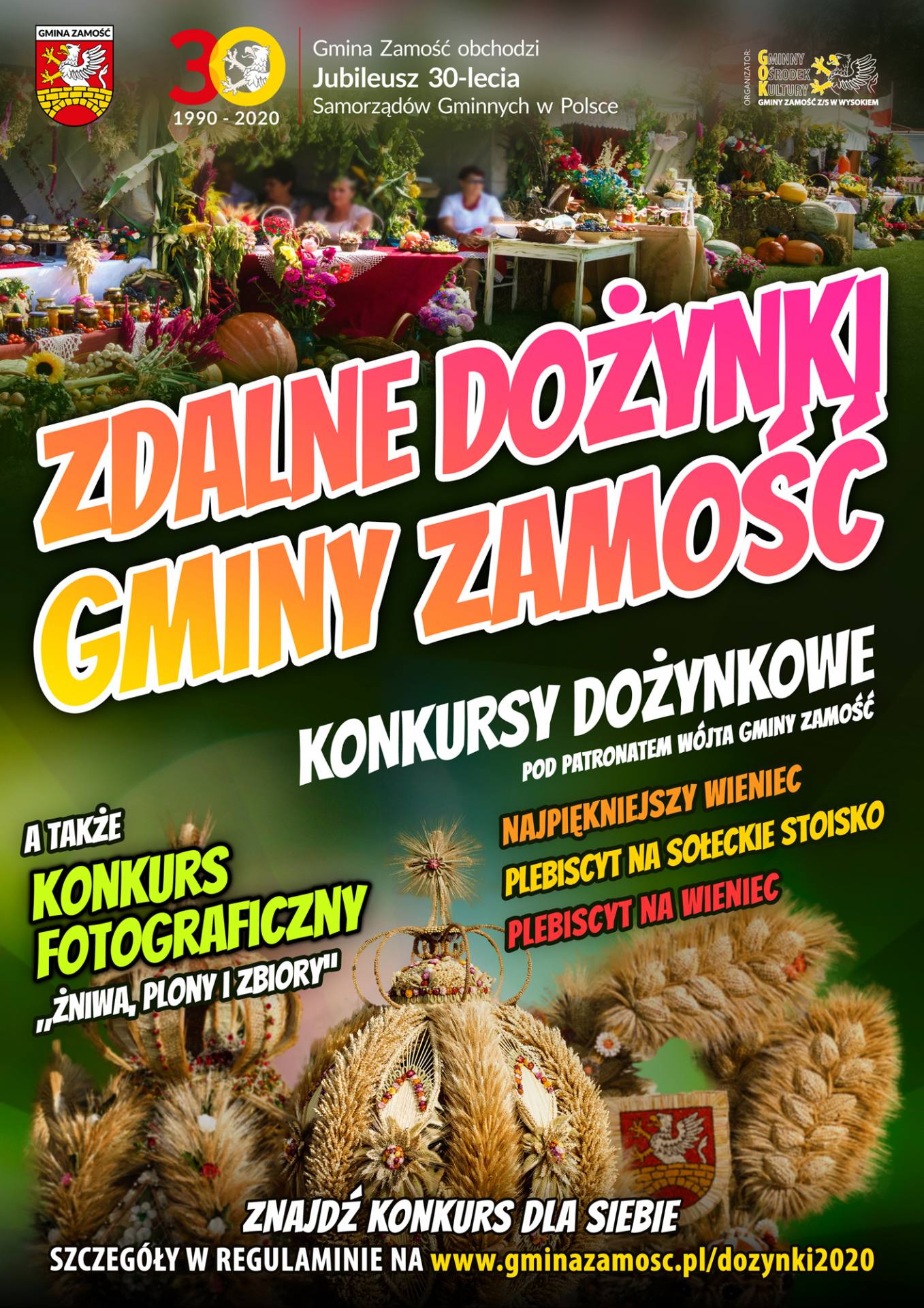 konkursy dozynkowe online Gmina Zamość: Tegoroczne dożynki będą wyglądały inaczej