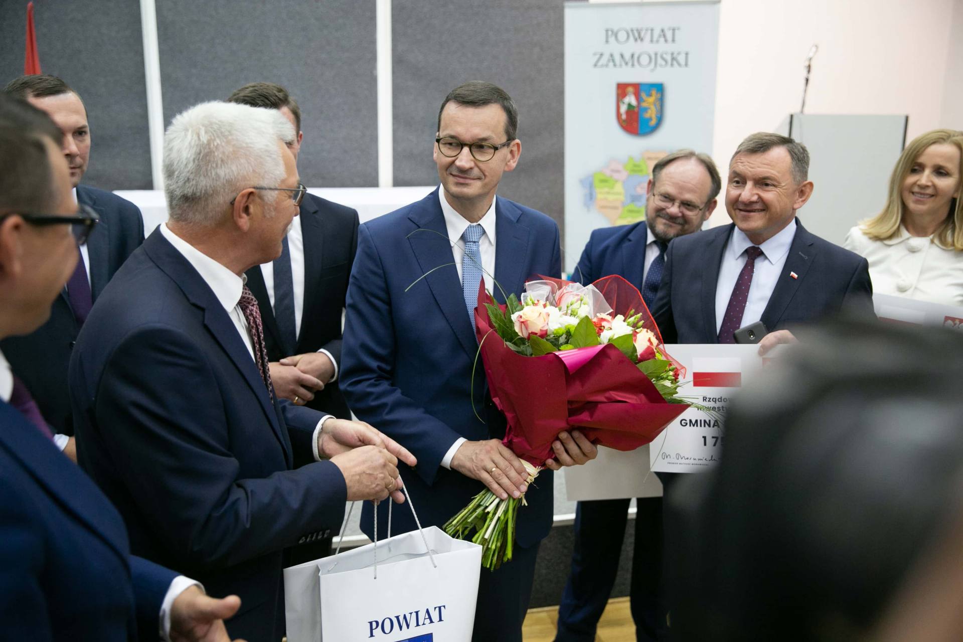 premier morawiecki w zamosciu 36 Premier Mateusz Morawiecki spotkał się z samorządowcami z Zamojszczyzny [ZDJĘCIA]