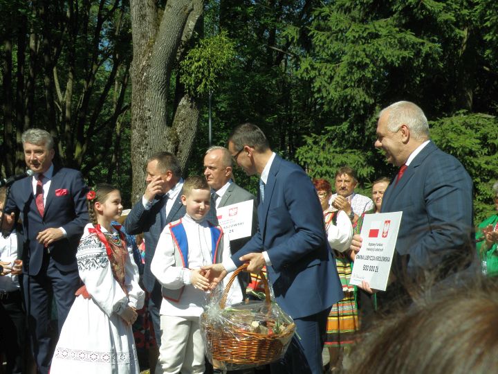 Premier Mateusz Morawiecki z wizytą w Tomaszowie Lubelskim