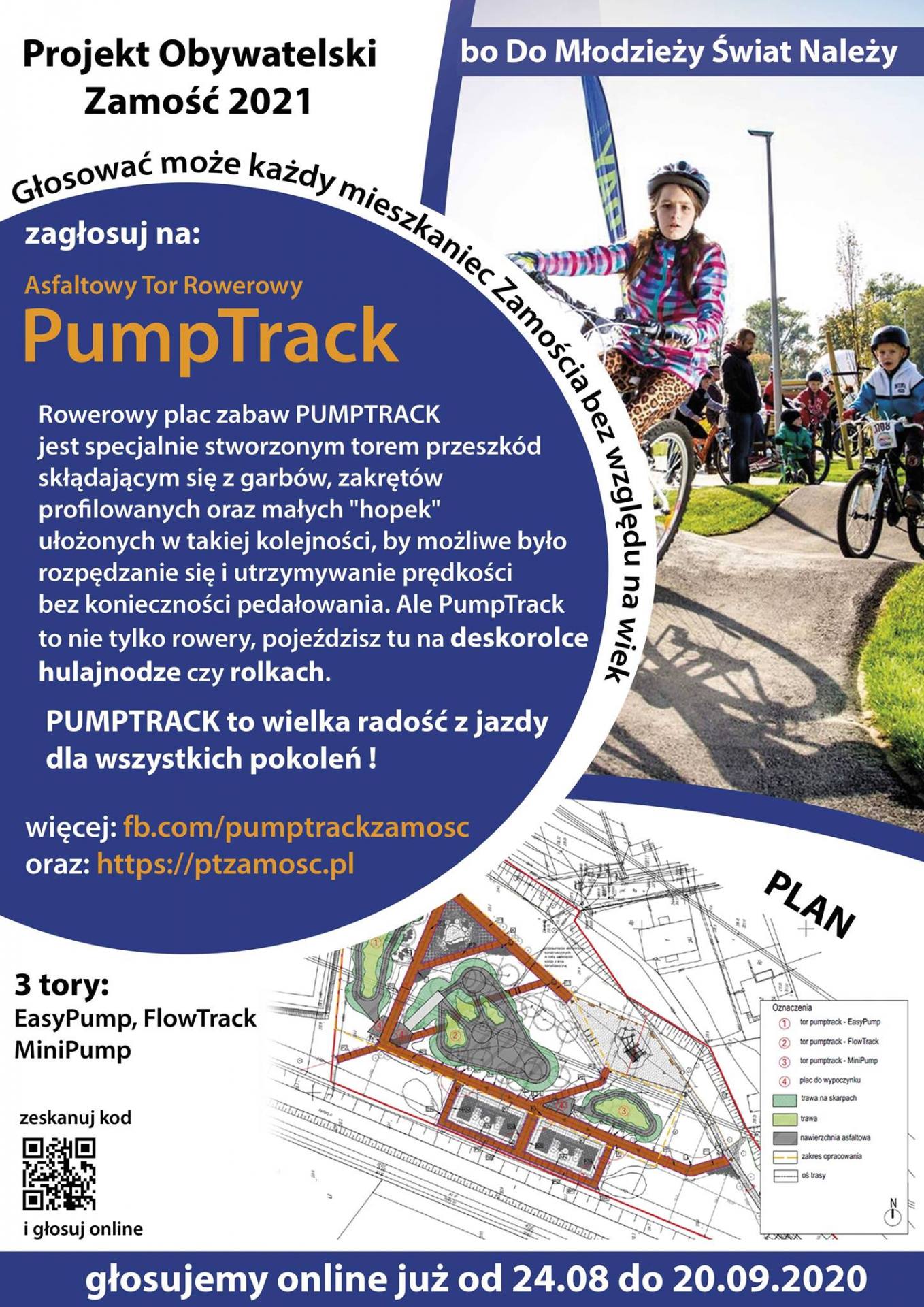 117175926 118942276577650 9035678075645247931 o W Zamościu powstanie Pumptrack & Park?