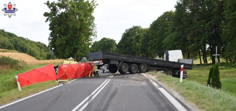 Tragiczny wypadek. 24- latek zginął na miejscu