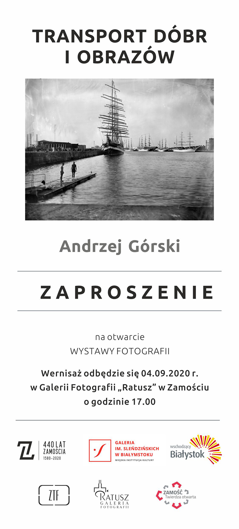 gorski zapro Wernisaż wystawy fotograficznej pt. „Transport dóbr i obrazów” autorstwa Andrzeja Górskiego.