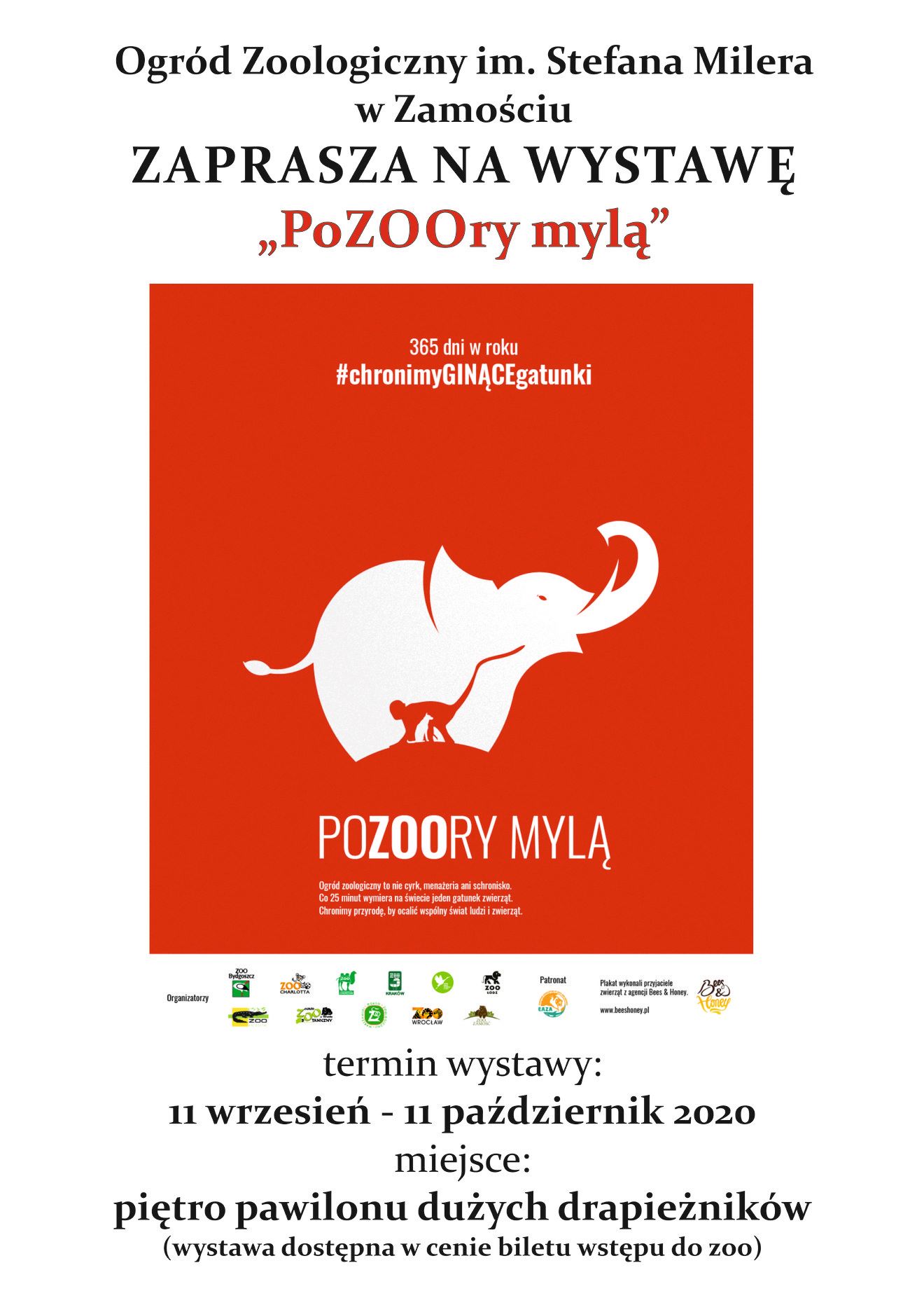 119117053 3425509514195089 1345579341330924687 o Zamojskie ZOO zaprasza na wystawę "PoZOOry mylą"