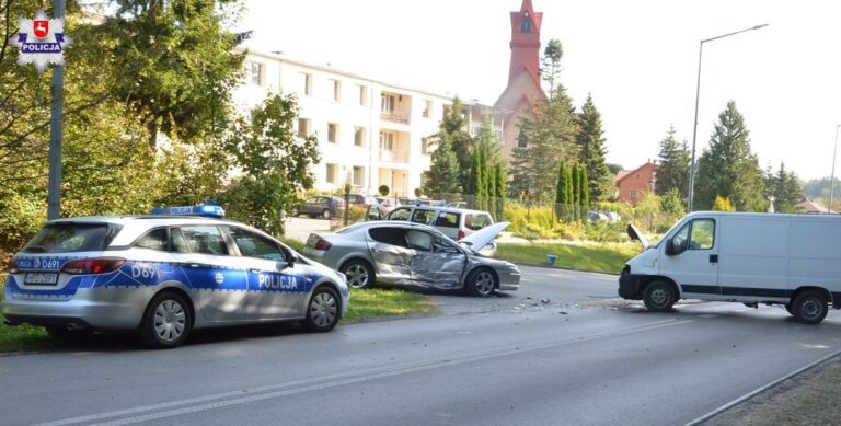 W czasie skręcania został oślepiony przez słońce