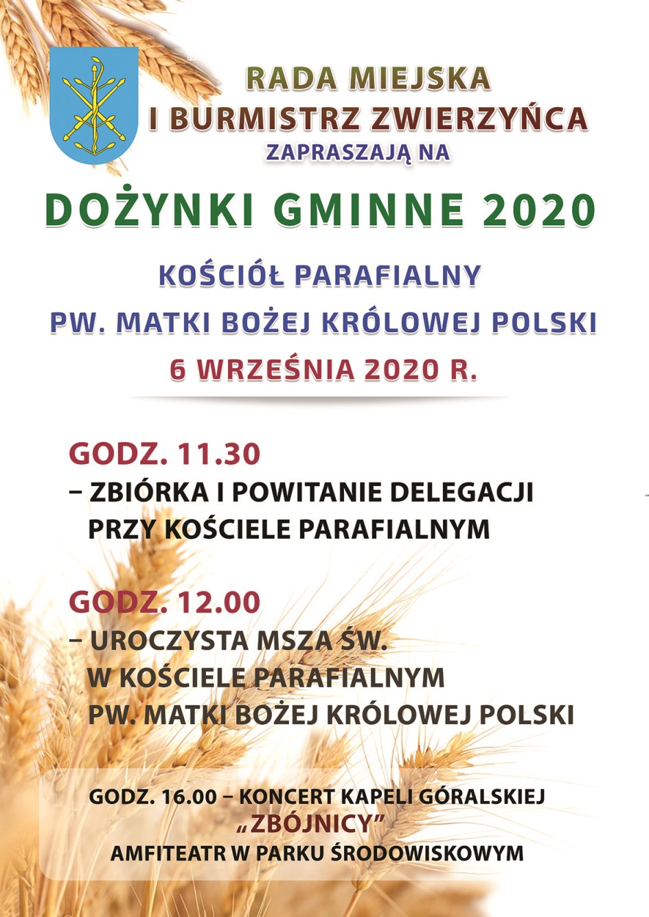 dozynki Weekendowy plan wydarzeń