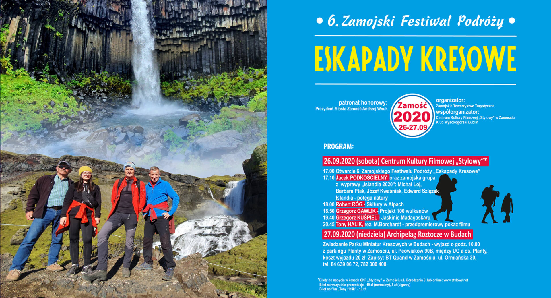 eskapady 2020 Zbliża się 6. Zamojski Festiwal Podróży „Eskapady Kresowe” [PROGRAM]