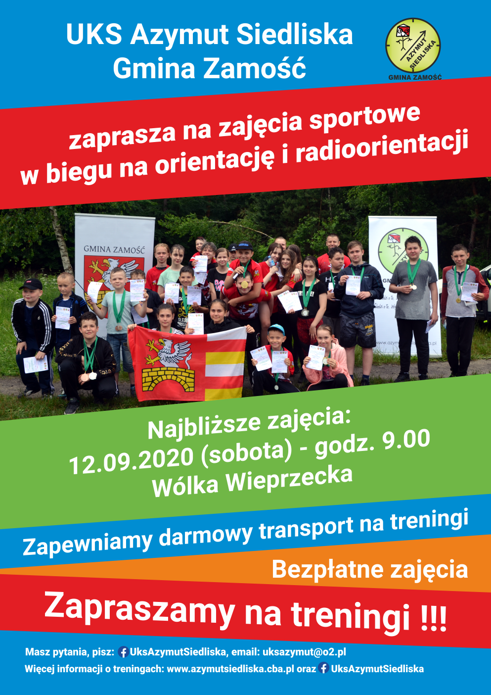 plakat 1 Zajęcia sportowe w biegu na orientację i radioorientację