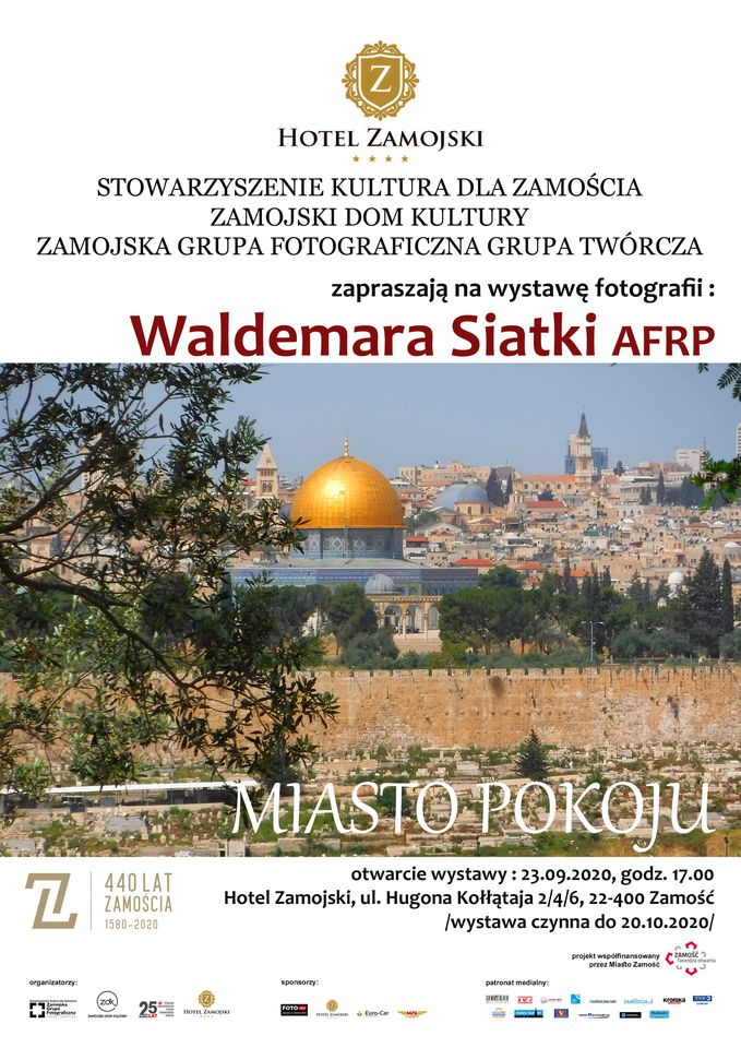 plakat 10 "Jeruzalem - Miasto Pokoju"- wystawa fotograficzna