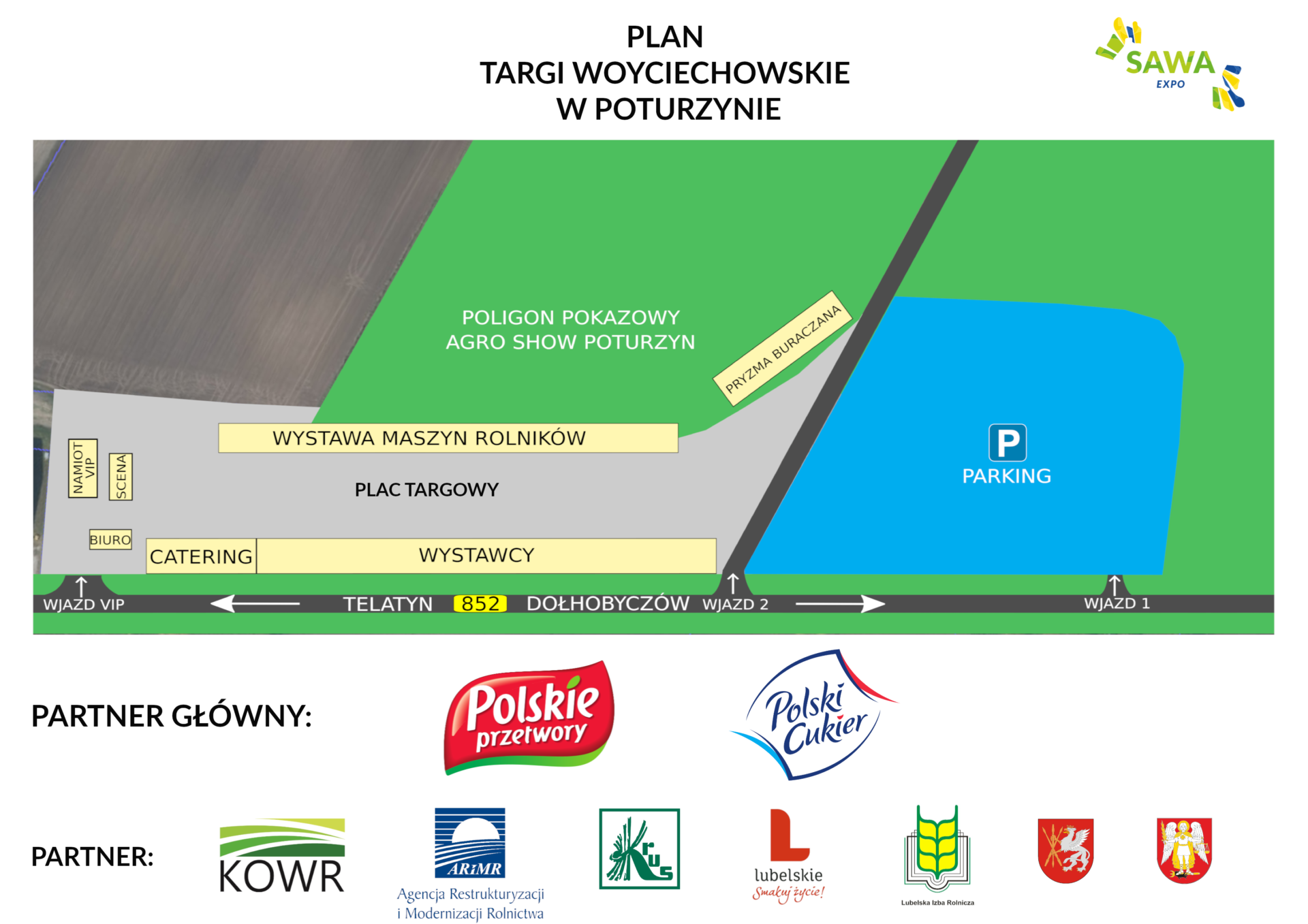 plan Ogromna impreza rolnicza w regionie. Targi Woyciechowskie - Innowacje 2020 w Poturzynie [PROGRAM]