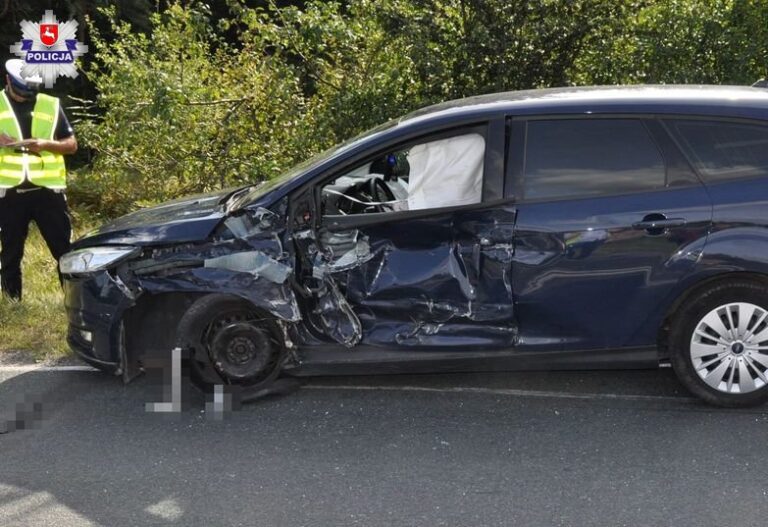 Volkswagenem w forda mając ponad 3,5 promila