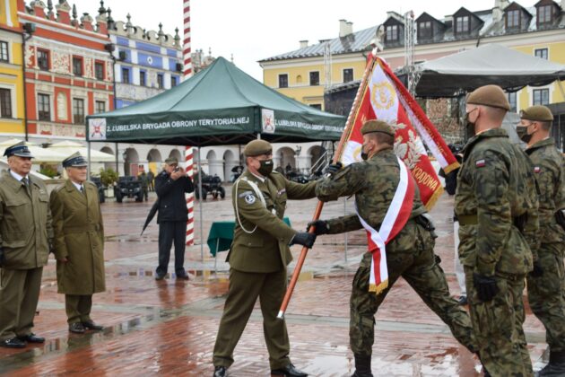 wot 3 Uroczyste obchody święta Wojsk Obrony Terytorialnej w Zamościu