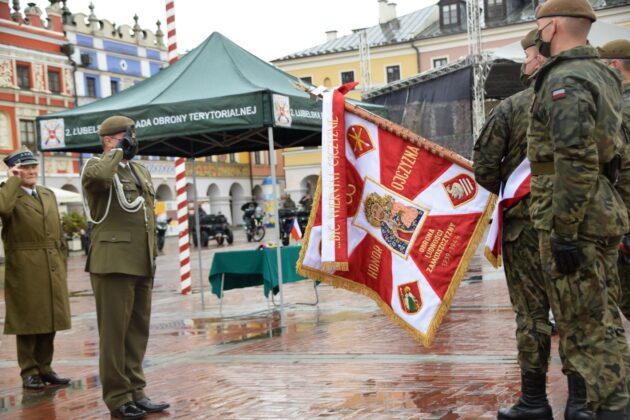 wot 4 Uroczyste obchody święta Wojsk Obrony Terytorialnej w Zamościu