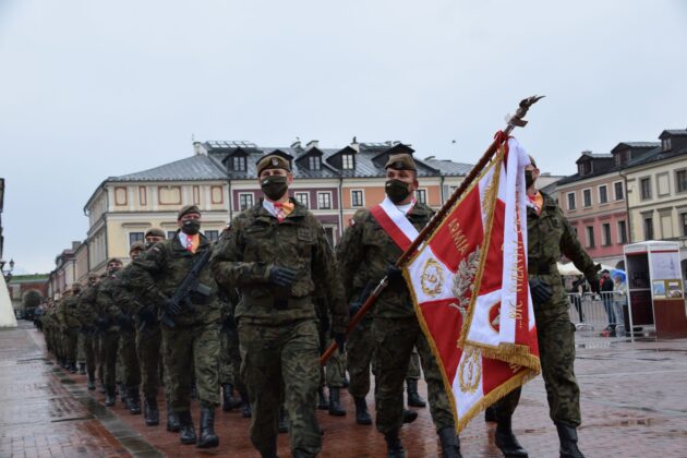 wot 7 Uroczyste obchody święta Wojsk Obrony Terytorialnej w Zamościu