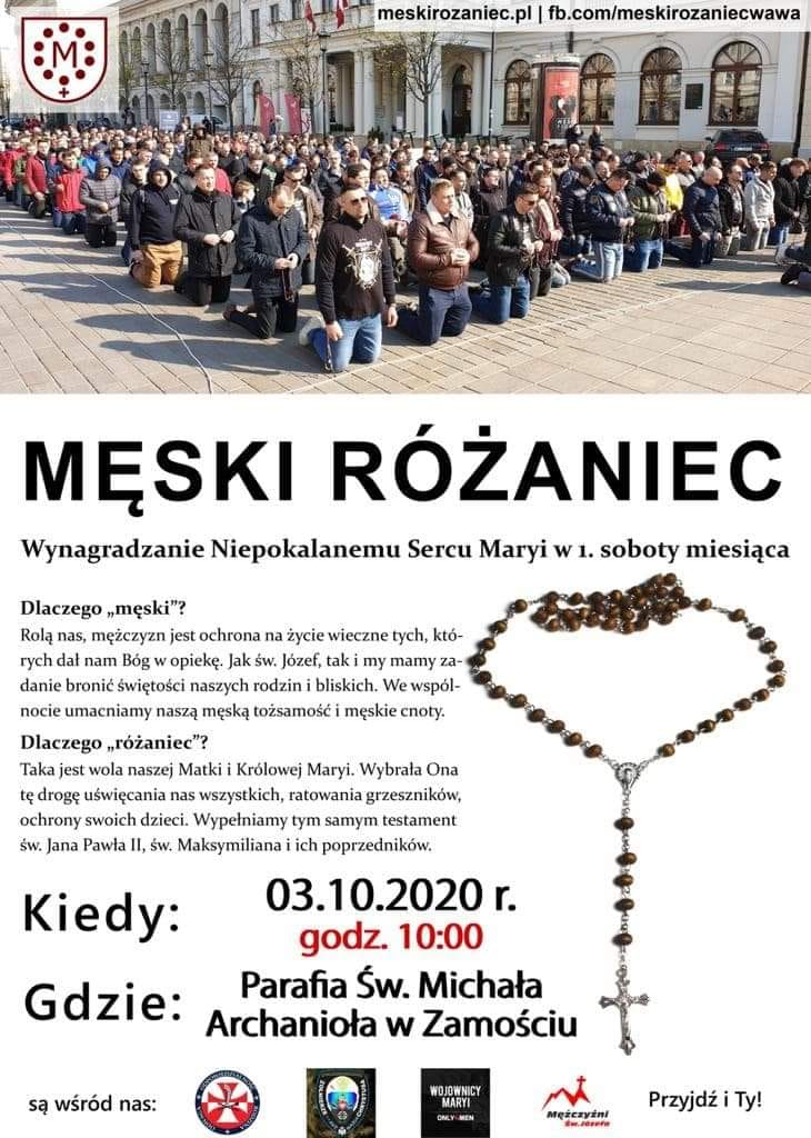 120427953 376087900443560 8619892294930653895 o Męski różaniec już jutro na ulicach Zamościa