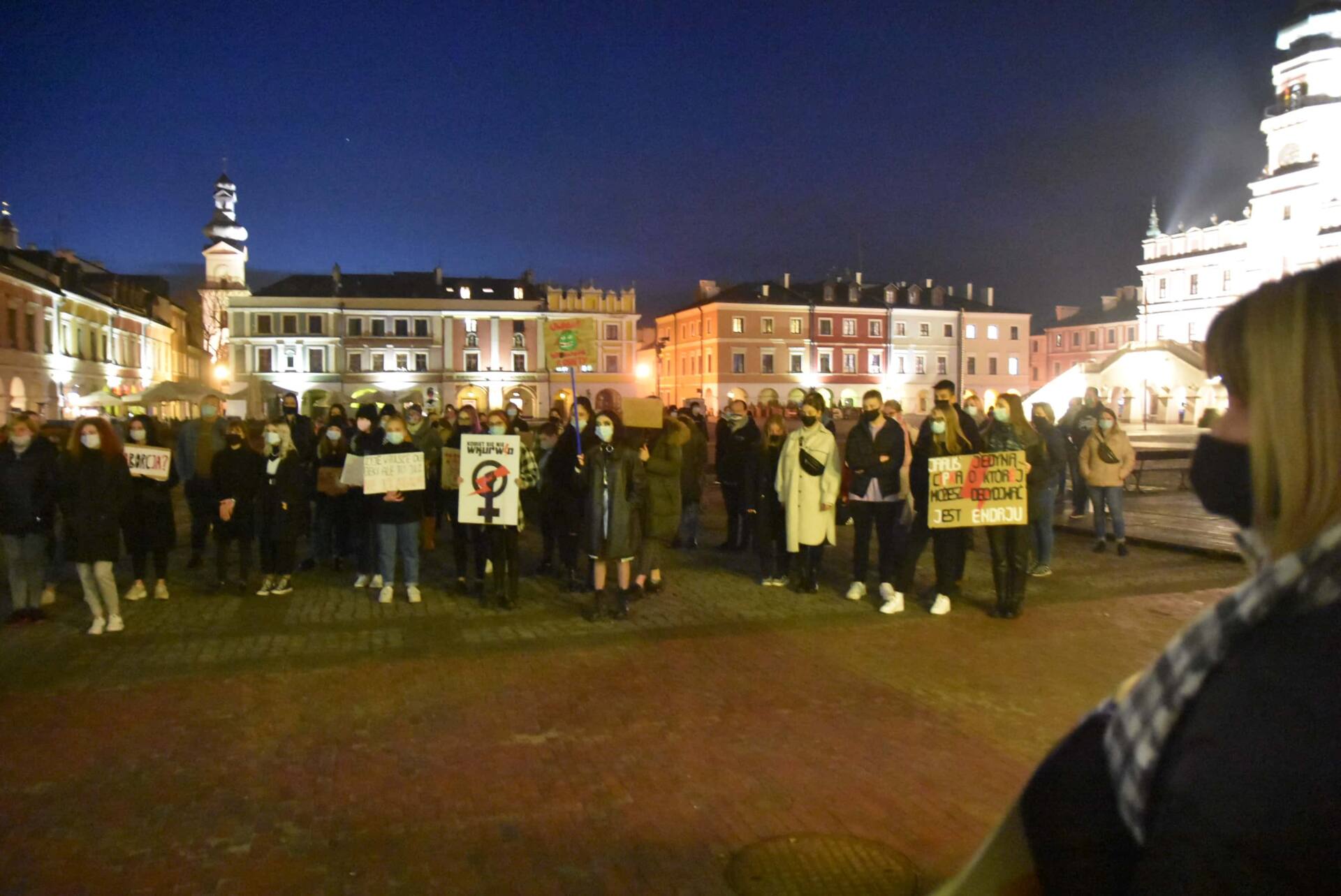 dsc 3108 Strajk Kobiet w Zamościu (zdjęcia)