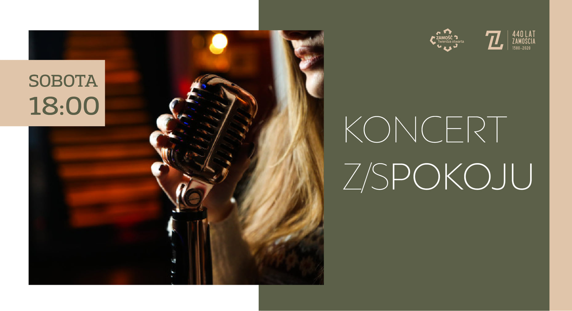 koncert zspokoju ZAMOŚĆ: Gotowanie na żywo, treningi, koncerty, porady lekarskie, zajęcia dla dzieci. Miasto Zamość przygotowało cykl wydarzeń on-line.