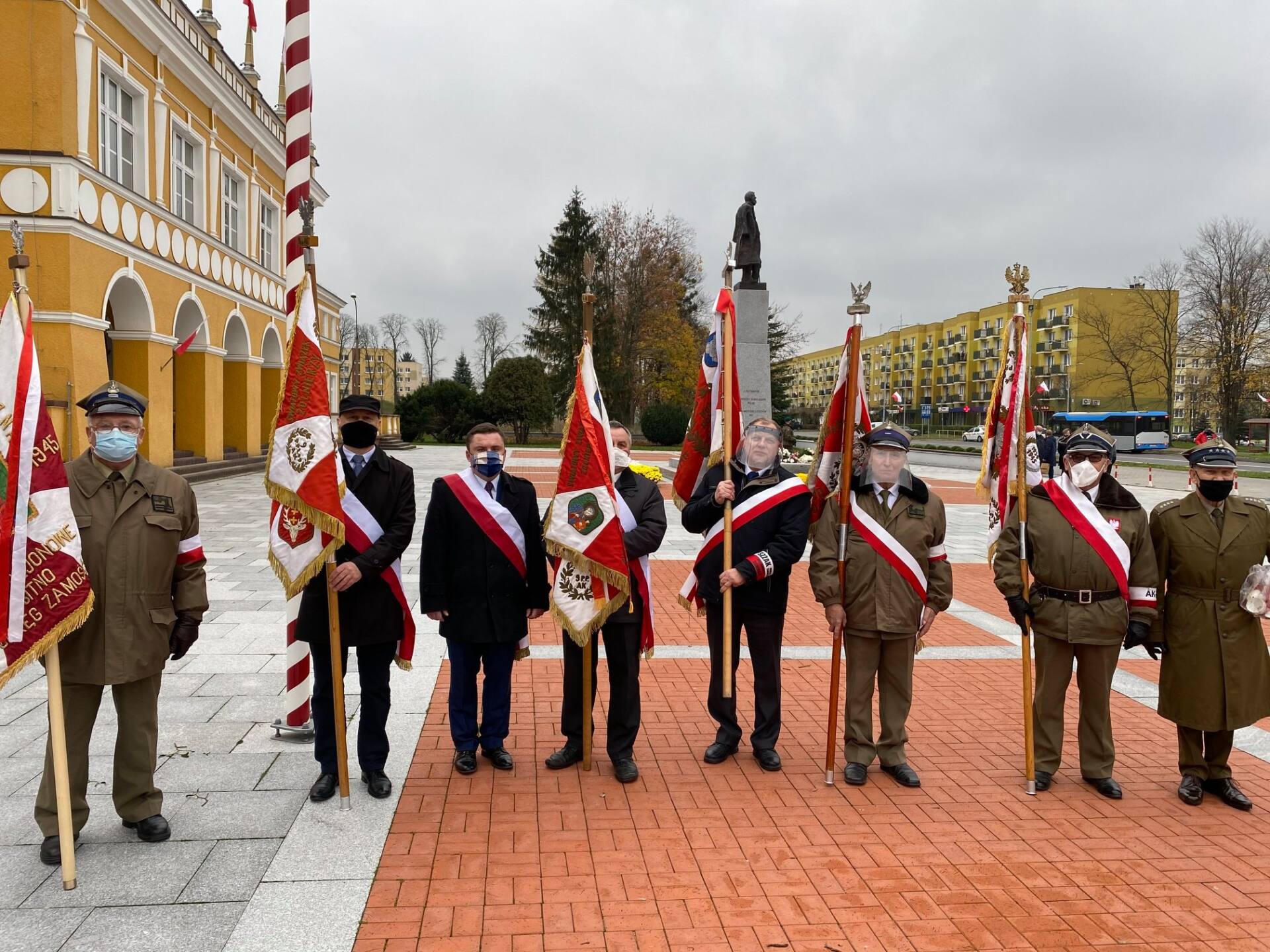 11 11 2020 2 ŚZŻAK Okręg Zamość uczcił Narodowe Święto Niepodległości [ZDJĘCIA]