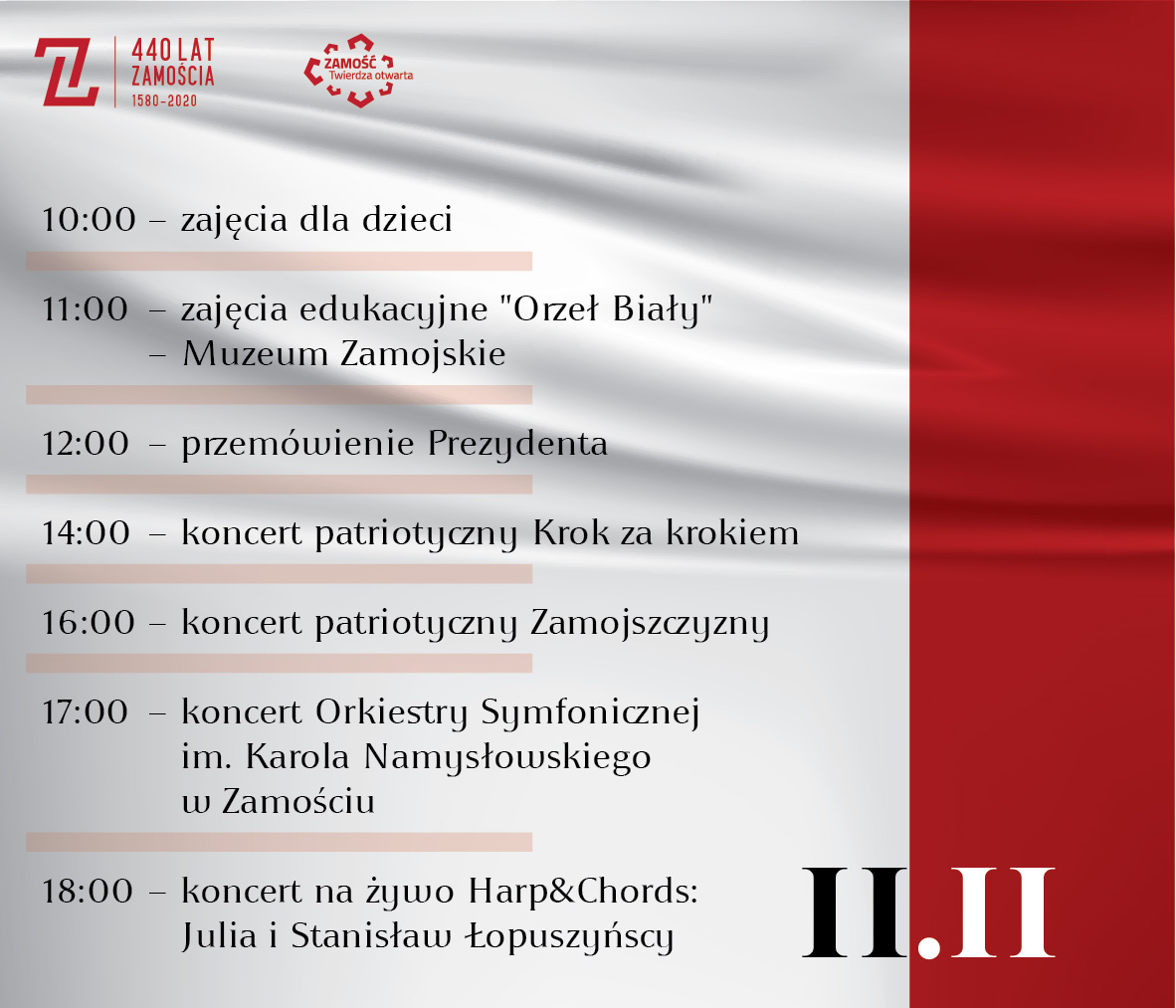 11264 plakat 11 11 Zamość: Obchody Święta Niepodległości będą inne niż zwykle [PROGRAM]