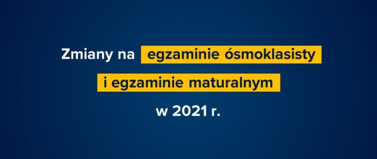 Z ostatniej chwili: Prostsze egzaminy dla maturzystów i ośmioklasistów