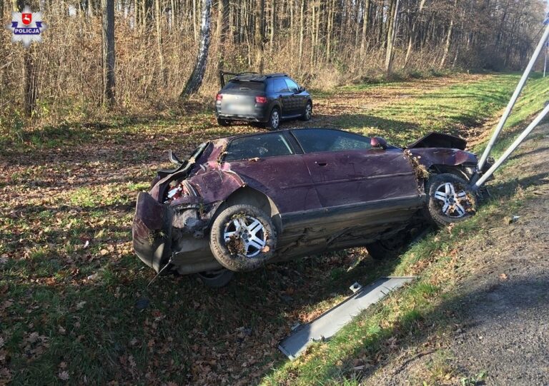 27- latka dachowała audi. W aucie było 2-letnie dziecko