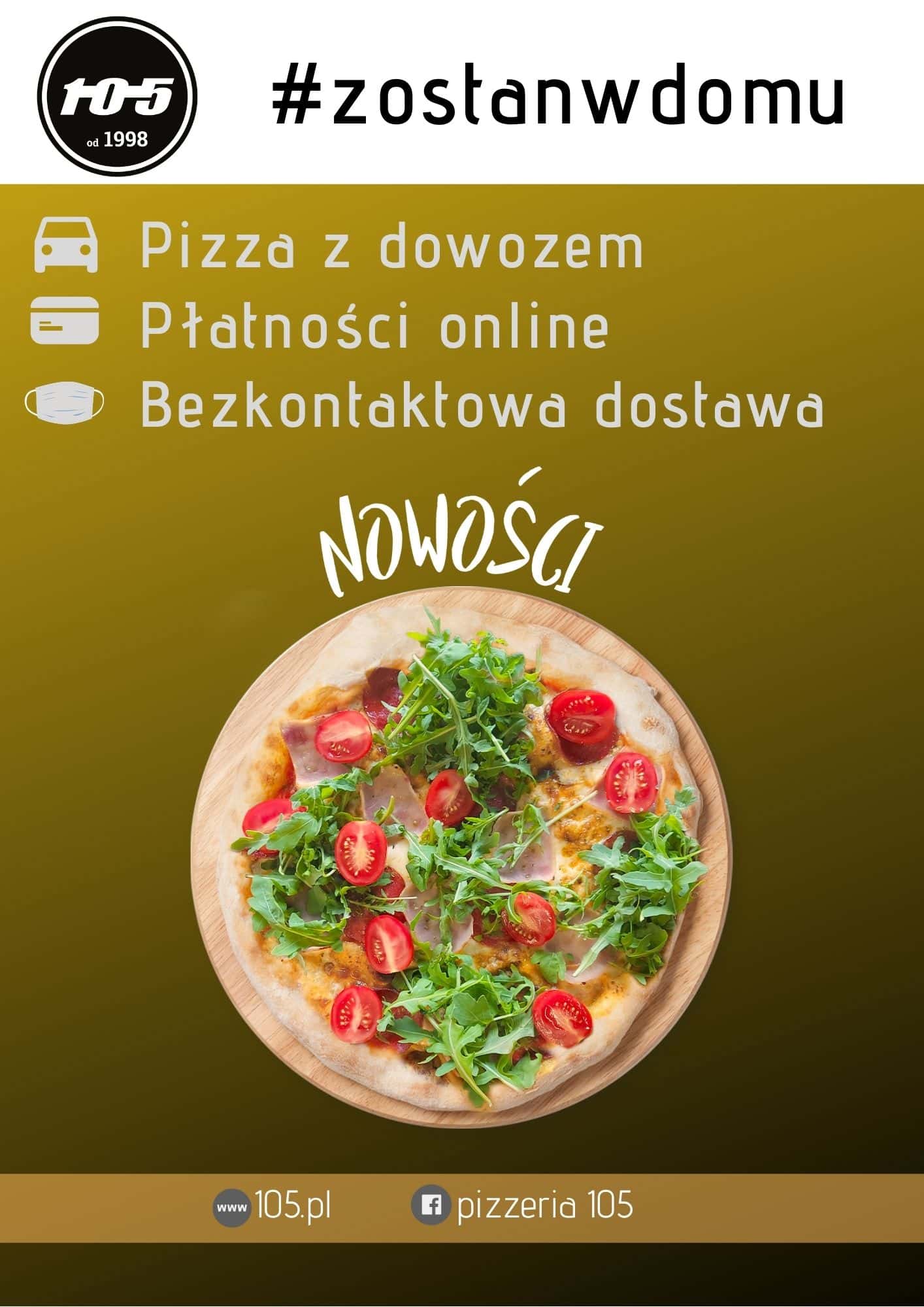 zostas w domu 01 Pizzeria Stopiątka otworzyła swój pierwszy lokal w Zamościu.