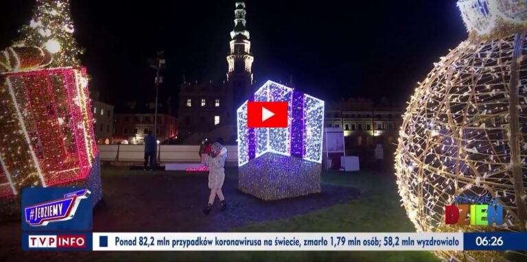 Zamość w programie TVP INFO
