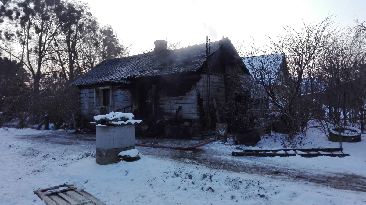 img 20210118 151352 GM. STARY ZAMOŚĆ: Tragiczny pożar domu. Nie żyje mężczyzna