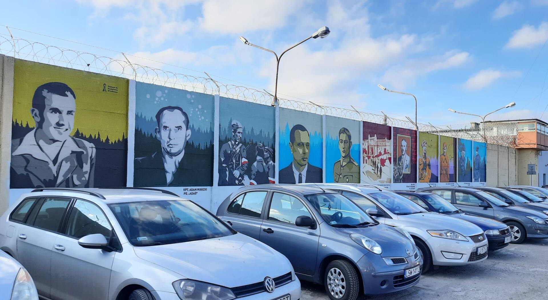 lublin 2 Na Lubelszczyźnie powstały 3 murale ku czci Żołnierzy Wyklętych. Jeden z nich w Zamościu