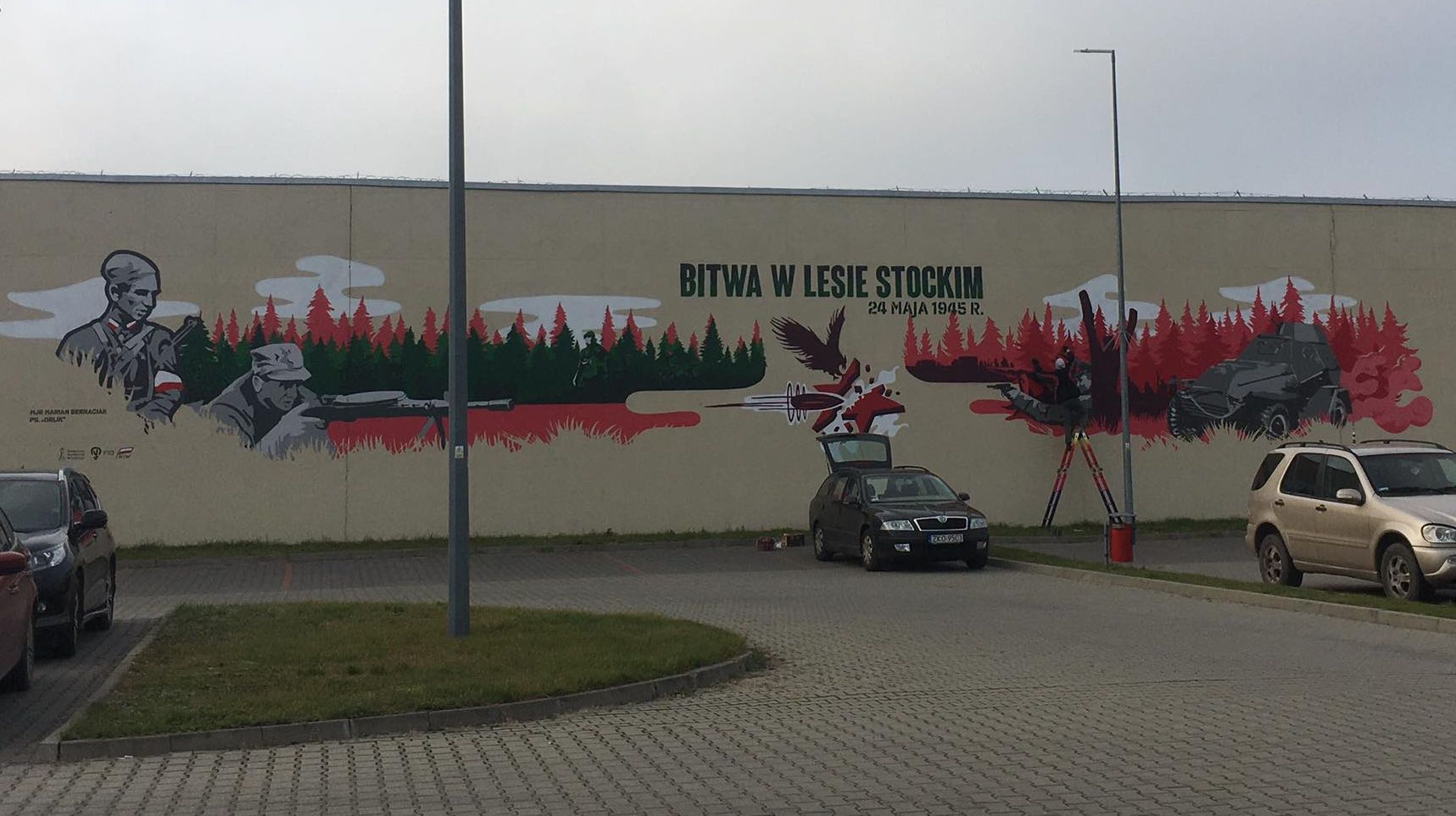 opole lubelskie Na Lubelszczyźnie powstały 3 murale ku czci Żołnierzy Wyklętych. Jeden z nich w Zamościu