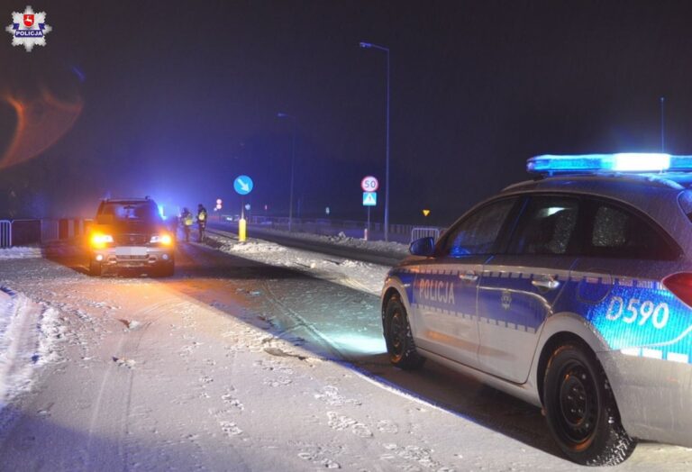 Potrącenie pieszej. Kobieta była pijana