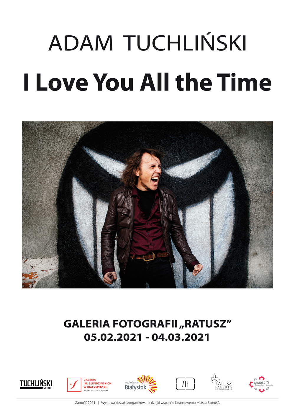 tuchlinski plakat web „I Love You All the Time” wernisaż wystawy fotografii Adama Tuchlińskiego