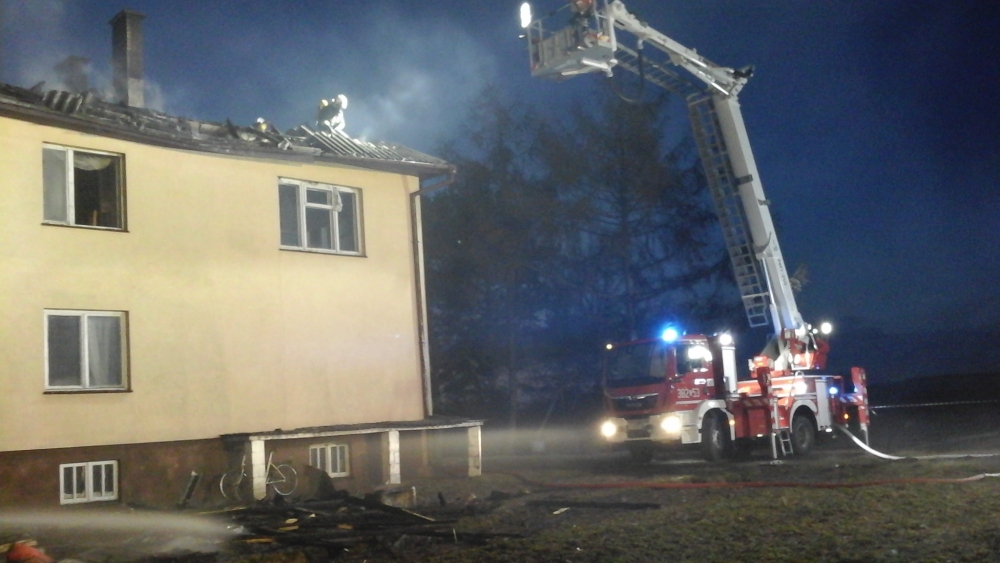 staw3 Pożar budynku mieszkalnego