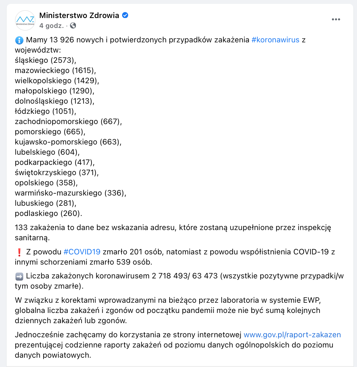 zrzut ekranu 2021 04 21 o 150550 Rząd luzuje obostrzenia, ale tylko w niektórych regionach. Co zostanie otwarte?