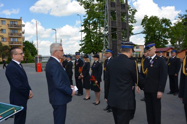 21ds13 Dzień strażaka w Zamościu. Awanse i odznaczenia (zdjęcia)