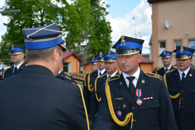 21ds18 Dzień strażaka w Zamościu. Awanse i odznaczenia (zdjęcia)