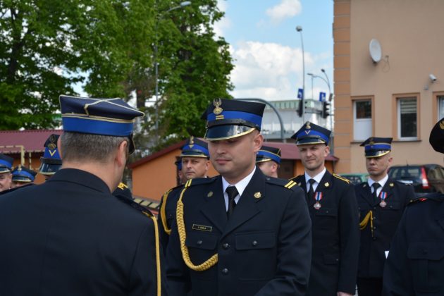 21ds20 Dzień strażaka w Zamościu. Awanse i odznaczenia (zdjęcia)