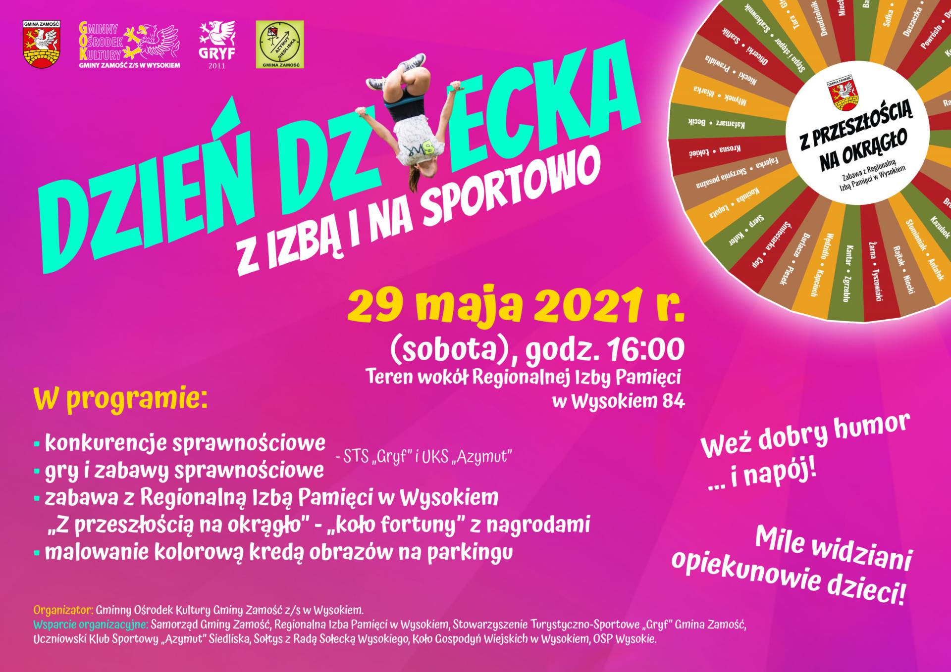 dzien dziecka na sportowo scaled 1 GM. ZAMOŚĆ: Dzień Dziecka z Izbą i na sportowo