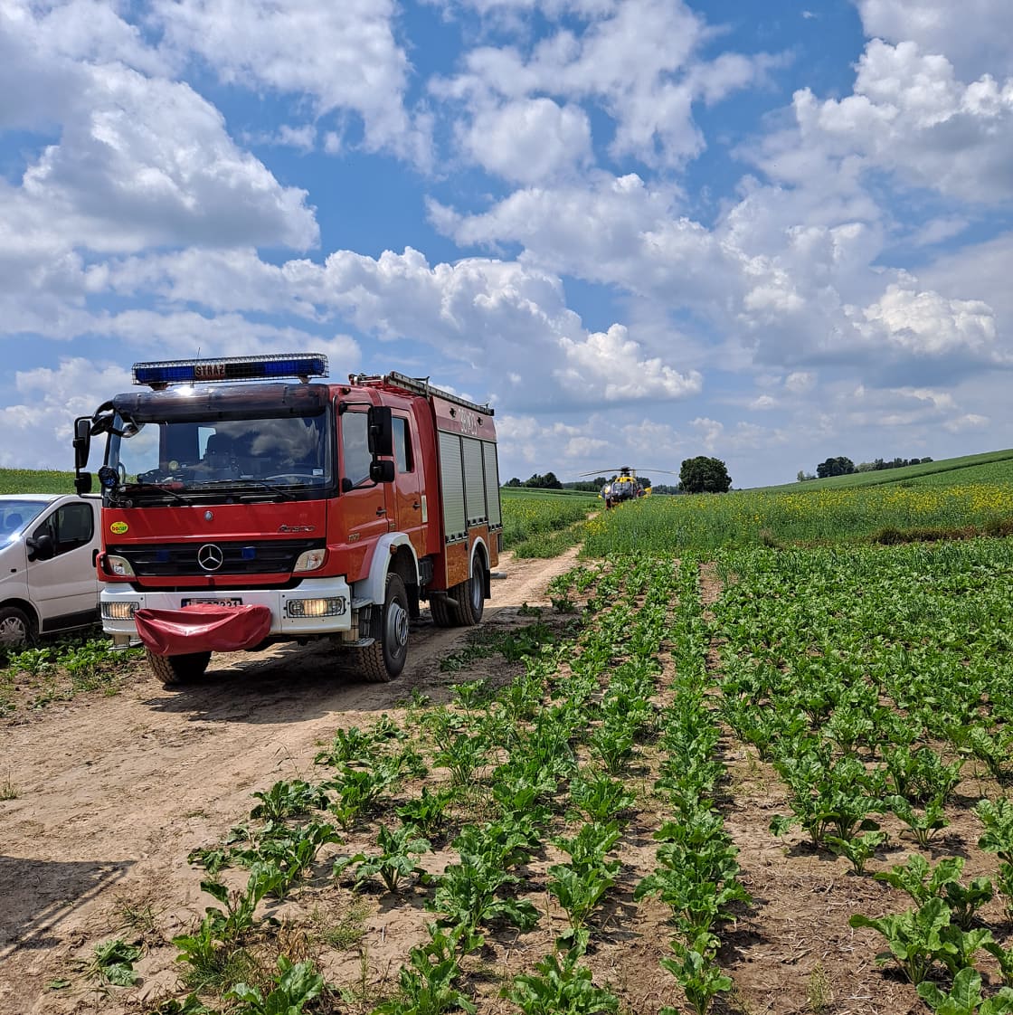 201379441 780799059251447 865051178136160384 n Ciągnik rolniczy przejechał mężczyznę (zdjęcia)