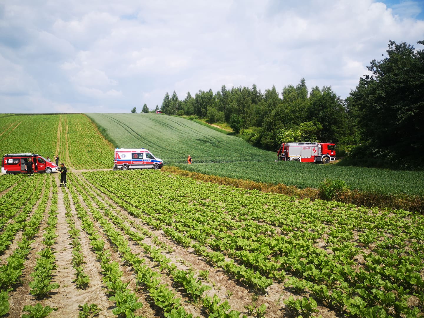 201545688 846120856262112 728028895014498482 n Ciągnik rolniczy przejechał mężczyznę (zdjęcia)